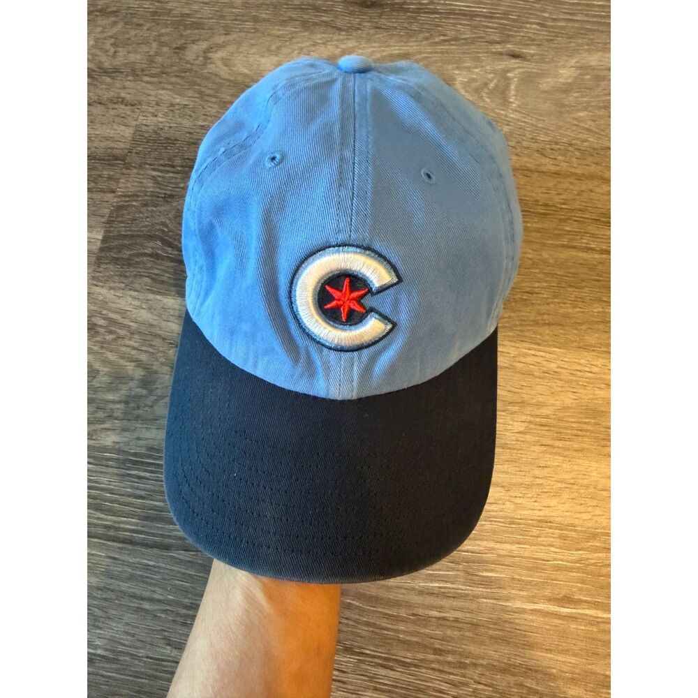 MLB City Connect Chicago Cubs Adjustable Hat '47 Clean Up Baseball Hat